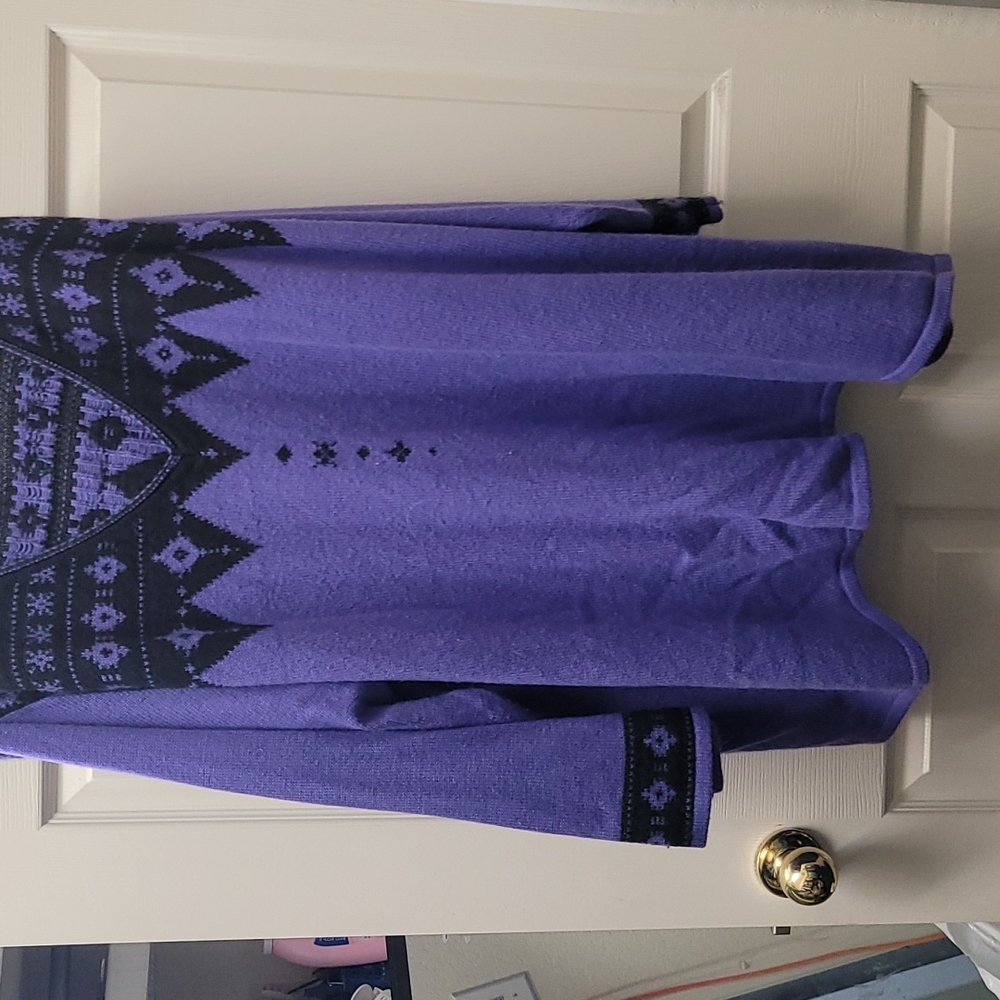 Purple and Black Sweater